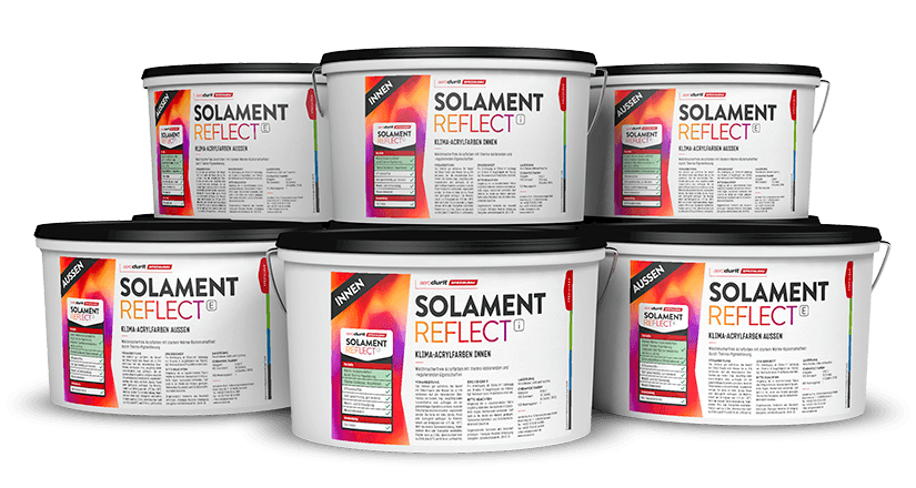 aerodurit® SOLAMENT REFLECT Klima-Acrylfarben für innen und außen